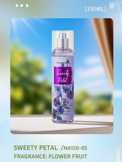 زجاجة عطر بسعة 150 مل، مستوحاة من روائح طبيعية منعشة وجذابة من الزهور والفواكه والخشب. عطر طويل الأمد، مناسب للاستخدام الداخلي والخارجي، مثل المواعيد والحفلات والعطلات والمنزل والمكتب. خيار مثالي للهدايا في أعياد الميلاد أو عيد الميلاد أو للأحباء.