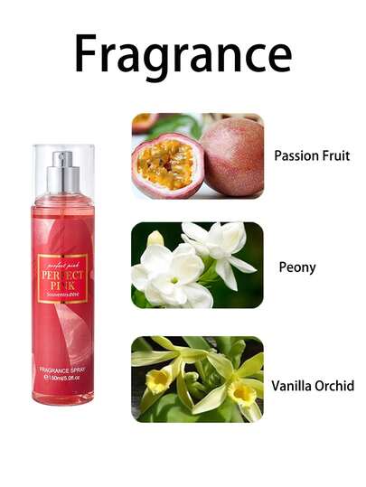 150 مل/5.0 أونصة سائل رذاذ عطري للنساء ذو رائحة فانيليا/فاكهة الباشن/الصندل/الياسمين، ديكور المنزل، هدية عيد الميلاد والهالوين