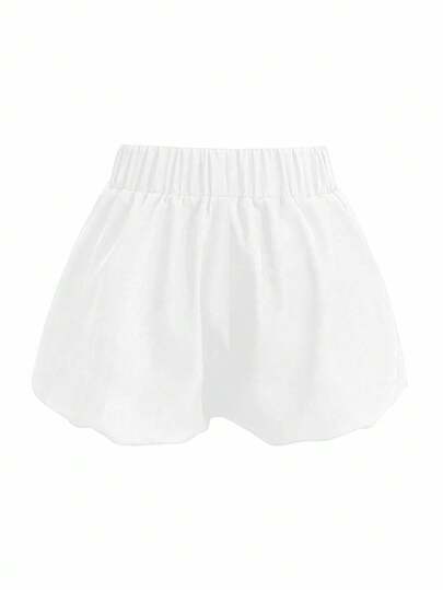 SHEIN شورت نسائي صلب اللون للإستخدام اليومي