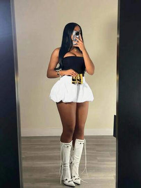 SHEIN شورت نسائي صلب اللون للإستخدام اليومي