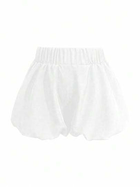 SHEIN شورت نسائي صلب اللون للإستخدام اليومي