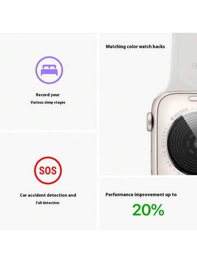 ساعة Apple Watch Series SE2 GPS 40mm مستعملة، شبه جديدة، هدية مجانية: كابل شحن، حزامان للساعة