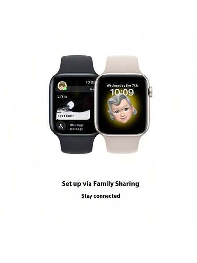 ساعة Apple Watch Series SE2 GPS 40mm مستعملة، شبه جديدة، هدية مجانية: كابل شحن، حزامان للساعة