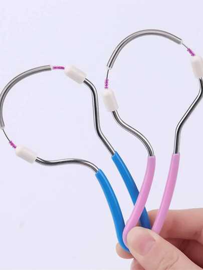 أداة إزالة الشعر الوجهي الوردية 110 مم - تزيل بفعالية الشعر الزائد على الشفة العليا والذقن والوجه والرقبة باستخدام تقنية النابض الرقيقة والفعالة، إزالة الشعر، إزالة شعر الوجه، ماكينة حلاقة، لوازم الحلاق، قص الشعر، حقيبة، منظم، تخزين، اكسسوارات الشعر
