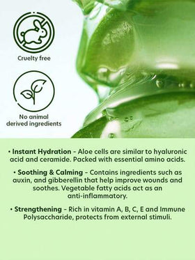 NATURE REPUBLIC جل الصبار المرطب المهدئ الجديد، ذو قوام الجيلي الشفاف، يبرد فوراً ويرطب ويهدئ، غطاء محكم لمنع التسرب، ينعش البشرة بعد التمرين، مثالي كأساس قبل المكياج، إنقاذ لمناخ جاف، للجسم والوجه، مستحضرات تجميل كورية، 300 مل/10.56 أونصة سائلة