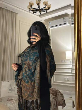 قطعة واحدة وشاح ساخن ذو طباعة الباييت الأنيقة، وشاح وشال كلاسيكي للباييت للعبايات