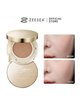 Zeesea كريم كونسيلر وسادة هوائية للتحكم بالزيوت، دوام طوال اليوم 12 جرام
