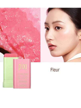 Pixi 19 جرام/0.6 أونصة بلسم ملون مرطب، ذو قوام حريري ساتان، بصيغة عصا كريمية، إحساس مرطب، تأثير إحمرار طبيعي، لون دائم، مُنير، درجات لونية ناعمة، متعدد الاستخدامات للمكياج اليومي