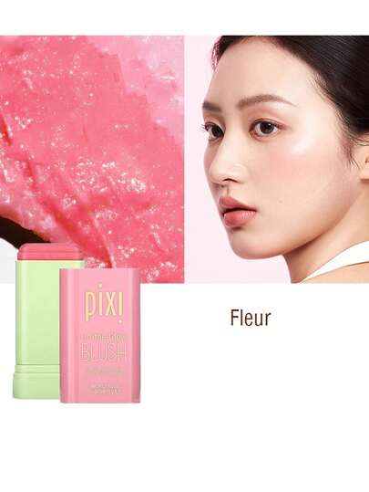 Pixi 19 جرام/0.6 أونصة بلسم ملون مرطب، ذو قوام حريري ساتان، بصيغة عصا كريمية، إحساس مرطب، تأثير إحمرار طبيعي، لون دائم، مُنير، درجات لونية ناعمة، متعدد الاستخدامات للمكياج اليومي