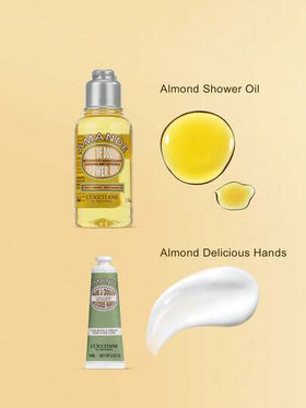 مجموعة العناية بالشعر المنعشة بالفيربينا من L'Occitane (جل الاستحمام بالفيربينا 35مل*2 + لوشن الجسم بالفيربينا 35مل*2) - 1.18 أونصة سائلة