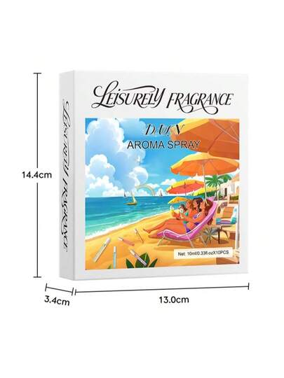 1/10 قطعة عطر رقمي بحجم 10 مل برائحة الشاطئ للنساء، معطر هواء طويل الأمد، معطر منزلي محايد للروائح محمول للغرفة/الخزانة/الحمام، ضروري للسفر الصيفي، هدية عيد الحب/عيد الأم، ضروريات موسم الزفاف والتخرج