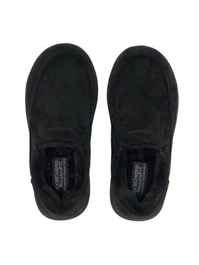Skechers أحذية رجالية كاجوال - أحذية رياضية خفيفة الوزن للرجال سهلة الارتداء - بطانة من الفليس، أحذية رياضية كاجوال للاستخدام اليومي 66445-BLK