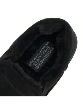 Skechers أحذية رجالية كاجوال - أحذية رياضية خفيفة الوزن للرجال سهلة الارتداء - بطانة من الفليس، أحذية رياضية كاجوال للاستخدام اليومي 66445-BLK