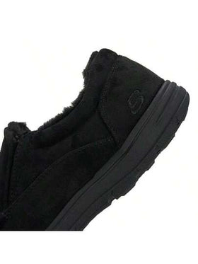 Skechers أحذية رجالية كاجوال - أحذية رياضية خفيفة الوزن للرجال سهلة الارتداء - بطانة من الفليس، أحذية رياضية كاجوال للاستخدام اليومي 66445-BLK