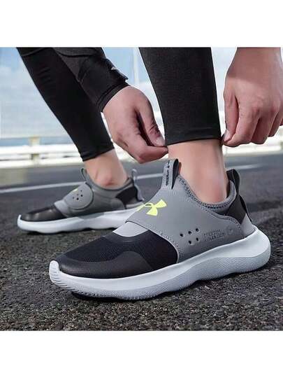 Under Armour أحذية رياضية للرجال خفيفة الوزن وقابلة للتنفس، من قماش الشبكة، أحذية تدريب اللياقة البدنية والجري، بتصميم سهل الارتداء