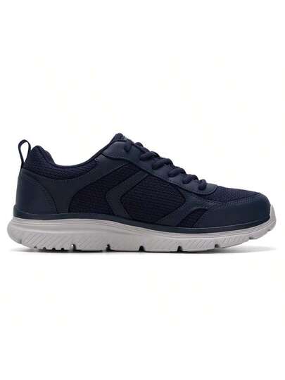 Skechers أحذية الجري للرجال BURNS 2.0 أحذية رياضية كاجوال بنظام ربط، أحذية رياضية للخارج، أحذية كاجوال للتنقل اليومي، أحذية كاجوال مريحة للسفر الخارجي، 8790359-NVY