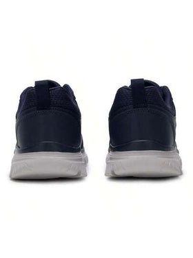 Skechers أحذية الجري للرجال BURNS 2.0 أحذية رياضية كاجوال بنظام ربط، أحذية رياضية للخارج، أحذية كاجوال للتنقل اليومي، أحذية كاجوال مريحة للسفر الخارجي، 8790359-NVY