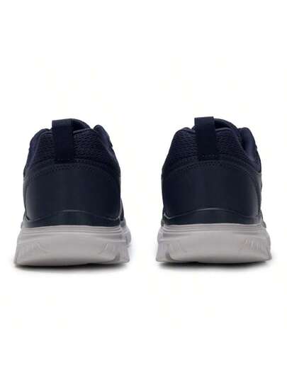 Skechers أحذية الجري للرجال BURNS 2.0 أحذية رياضية كاجوال بنظام ربط، أحذية رياضية للخارج، أحذية كاجوال للتنقل اليومي، أحذية كاجوال مريحة للسفر الخارجي، 8790359-NVY