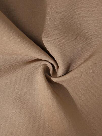 SHEIN Franclia جمبسوت نسائية كاجوال متعددة الاستخدامات، بياقة قميص، أكمام طويلة، مربوطة بحزام، ساقين واسعتين، موسم الخريف