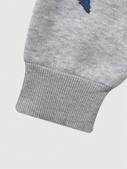 SHEIN Casuvi Kids طقم هودي بنقشة نجوم ذو لون أحادي للبنات، خريف/شتاء