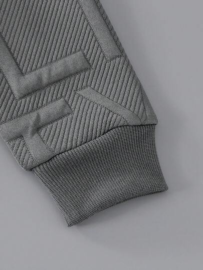 SHEIN جاكيت كاجوال للأولاد ذات لون أحادي مبطنة بالحرارة وسحاب، مريحة للارتداء اليومي العادي في الخارج، مناسبة للخريف/الشتاء