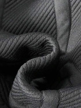 SHEIN جاكيت كاجوال للأولاد ذات لون أحادي مبطنة بالحرارة وسحاب، مريحة للارتداء اليومي العادي في الخارج، مناسبة للخريف/الشتاء