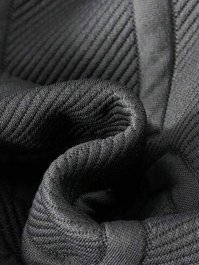 SHEIN جاكيت كاجوال للأولاد ذات لون أحادي مبطنة بالحرارة وسحاب، مريحة للارتداء اليومي العادي في الخارج، مناسبة للخريف/الشتاء
