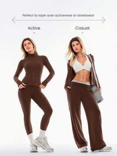 GLOWMODE سترة نسائية مصممة لتحسين الأداء Featherfit ™ Streamline