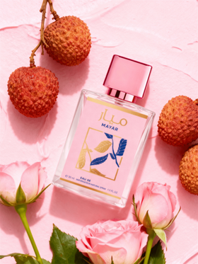 رذاذ عطري بعطر الليتشي والورد | طويل الأمد، طبيعي، منعش، رذاذ منعش محمول جذاب مناسب للحفلات والتجمعات وهدايا الصديقات/عيد الميلاد