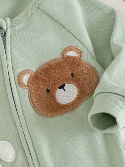 Cozy Pixies رومبير رومبر طويلة الأكمام بطباعة حيوانات كرتونية ناعمة للأطفال الرضع ولد/بنت، مريحة وشاملة للارتداء اليومي، مناسبة للاستخدام الداخلي/الخارجي، الأنشطة اليومية، الرياضة، اللعب، الحفلات، التصوير الفوتوغرافي، المناسبات مثل عيد الهالوين، عيد الميل