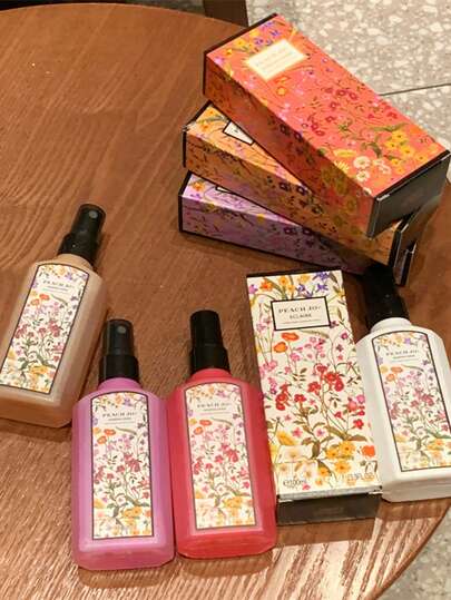 زجاجة عطر 100 مل، رائحة كلاسيكية، منعش للهواء الداخلي والخارجي، عطر طويل الأمد، مناسب للمواعيد والحفلات والعطلات والمنزل والفندق والمكتب، هدية مثالية للأصدقاء والعائلة! هدية عيد ميلاد/عيد الميلاد