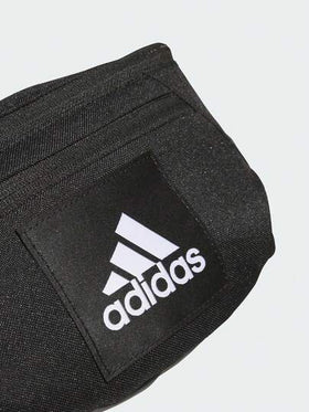Adidas حقيبة خصر أساسية من أديداس، إغلاق بسحاب، من البوليستر، مقاس عادي للجنسين، أسود