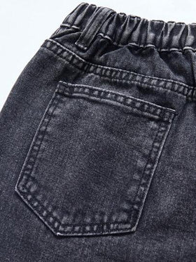 SHEIN ChillGRL طقم كنزة صوفية بولوفر مزخرفة بنمط زهري وجينز فضفاض بقصة واسعة على طراز Y2K المراهق الكاجوال الجميل الرجعي لعام 2000، مناسب للخريف/الشتاء، الاستخدام اليومي، المدرسة، التنقل، الحفلات، المنزل، العطلات، موسم العودة إلى المدرسة