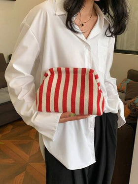 حقيبة يد نسائية مزينة بالراين للاستخدام اليومي