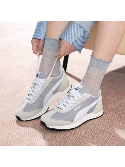 Puma أحذية رجالية ونسائية، أحذية للأزواج، أحذية جري للأزواج، أحذية كاجوال من سلسلة R78، أحذية رياضية خفيفة الوزن ومريحة