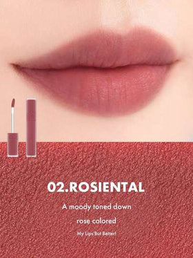 Rom&nd رومند BLUR FUDGE TINT 02 ROSIENTAL، أحمر شفاه رومند، صبغة شفاه، لمعة شفاه مطفأة، ملمس كريمي خفيف، سهل الاستخدام، لون دائم، صبغة عالية، غير مجفف، ناعم كالحرير، نهاية مطفأة، قابل للمزج، مكياج كوري، مستحضرات تجميل كورية، طقم هدايا، 5.0 جرام/0.18 أونصة