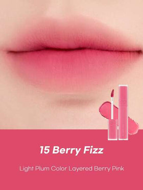 Rom&nd رومند BLUR FUDGE TINT 15 BERRY FIZZ، أحمر شفاه رومند، صبغة شفاه، لمعة شفاه مطفأة، ملمس كريمي خفيف، سهل الاستخدام، لون دائم، صبغة عالية، غير مجفف، ناعم كالحرير، نهاية مطفأة، قابل للمزج، مكياج كوري، مستحضرات تجميل كورية، طقم هدايا، 5.0 جرام/0.18 أونص