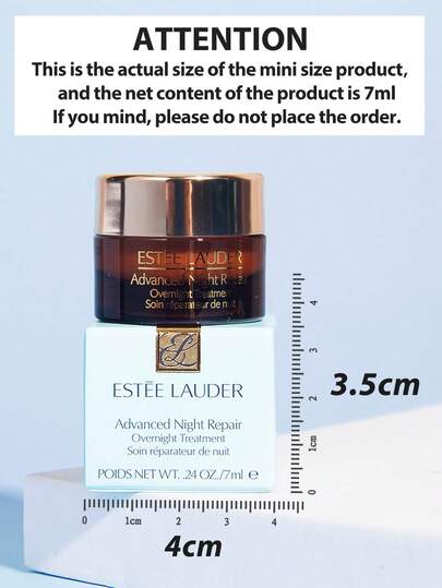 Estée Lauder إستي لودر [ميني] قناع النوم لعلاج الليل المتطور 7مل / يمكن استخدامه ك- كريم ليلي / تعزيز طاقة البشرة والتحسين متعدد المناطق للخطوط والتجاعيد واستعادة الحاجز وقوة والرطوبة واستعادة النسيج