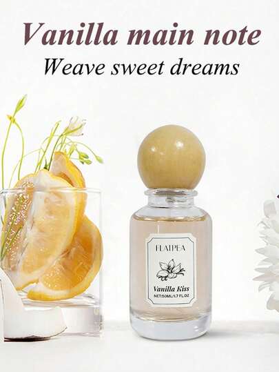 رذاذ عطر نسائي بنكهة الفانيليا 50 مل/1.7 أونصة سائلة - رائحة الفانيليا الجذابة، جاذبية أنثوية، للشعر والجسم، حجم مناسب للسفر، هدية مثالية للمرأة