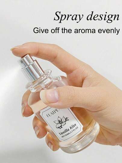 رذاذ عطر نسائي بنكهة الفانيليا 50 مل/1.7 أونصة سائلة - رائحة الفانيليا الجذابة، جاذبية أنثوية، للشعر والجسم، حجم مناسب للسفر، هدية مثالية للمرأة