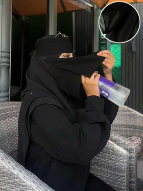 قطعة واحدة من الوشاح النسائي ذو اللون الأحادي الطبقة الواحدة/الطبقتين/الثلاث طبقات من القطن الناعم، وشاح مسلم متعدد الاستخدامات للحجاب/النقاب/التربان للاستخدام اليومي والخارجي