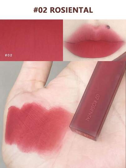 Rom&nd رومند BLUR FUDGE TINT 02 ROSIENTAL، أحمر شفاه رومند، صبغة شفاه، لمعة شفاه مطفأة، ملمس كريمي خفيف، سهل الاستخدام، لون دائم، صبغة عالية، غير مجفف، ناعم كالحرير، نهاية مطفأة، قابل للمزج، مكياج كوري، مستحضرات تجميل كورية، طقم هدايا، 5.0 جرام/0.18 أونصة