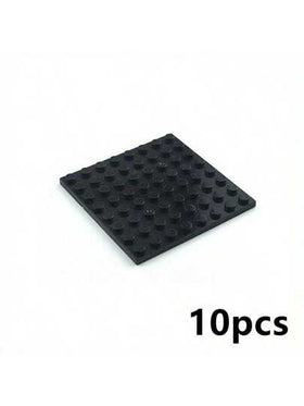 10 قطع ألواح قاعدة مكعبات البناء بنقاط 8x8 الجوانب للأطفال DIY ألعاب طوب متوافقة مع 41539