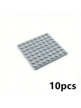 10 قطع ألواح قاعدة مكعبات البناء بنقاط 8x8 الجوانب للأطفال DIY ألعاب طوب متوافقة مع 41539