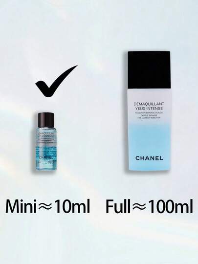 CHANEL منظف عيون مكثف بالماء والزيت/ يزيل المكياج بفعالية دون بقايا. منظف مكياج العيون المكثف. 10مل/0.34 أونصة.