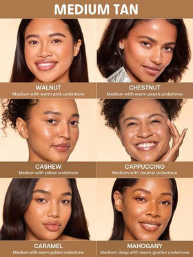 SHEGLAM Dew & Done ملون خفيف للبشرة مع Spf20-Caramel علامة تجارية جمال مكياج ميكب مستحضرات تجميل للنساء الفتيات مثالي لفصل الشتاء الربيع مثالي ل- Y2K أزياء أنيقة رمضان هدية حفلة جاهز أفضل لون