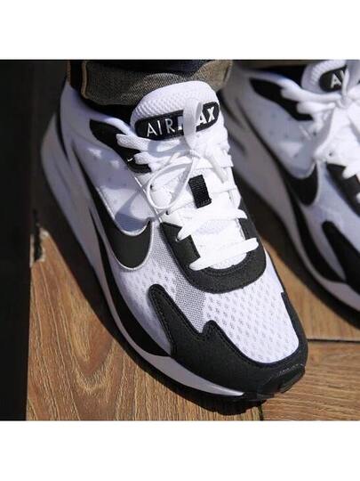 Nike أحذية رياضية للرجال مبطنة نظام الوسادة الهوائية ماكس ، أحذية تدريب ماصة للصدمات للجري