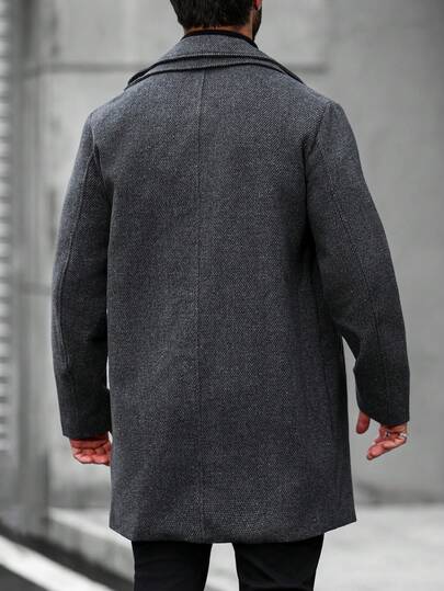 Manfinity CasualCool معطف كاجوال رجالي بتصميم 2 في 1، مناسب للتنقل، الخريف/الشتاء، المال القديم اليومي والترفيه، رحلات نهاية الأسبوع، الأنشطة الخارجية، رحلات السفر، بيئات العمل المريحة أو المناسبات شبه الرسمية، هدية للصديق/الزوج، هدية عيد الزواج عيد الميل