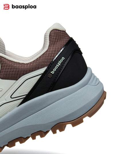 baasploa زوج من بوت المشي لرجال الخارجية، بوت رياضية خفيفة الوزن مانعة للانزلاق للرجال، إصدار شتوي أسمك محسن