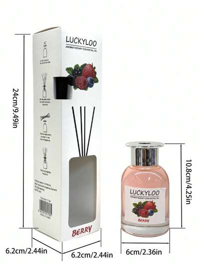 موزع عطر ملون بنكهة الفاكهة سعة 120 مل، عطر دائم ومستمر، يساعد على النوم وتخفيف التوتر